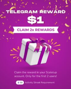 Scalelup-1$ reward