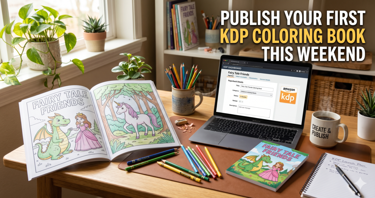 How to Publish a Children's Coloring Book on Amazon KDP