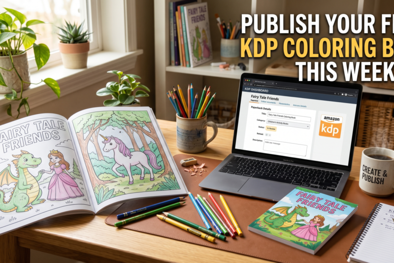 How to Publish a Children's Coloring Book on Amazon KDP