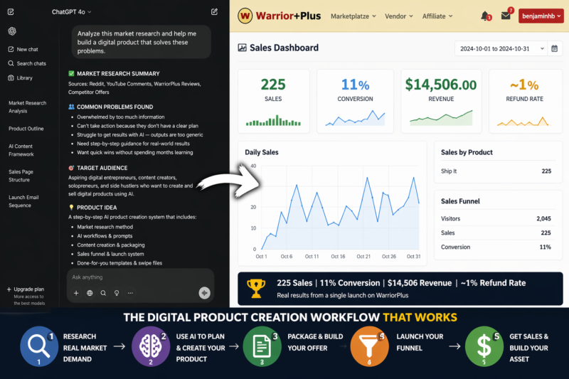 Learn how to create a digital product with AI and launch fast. Follow a proven system to go from idea to sales in one weekend.