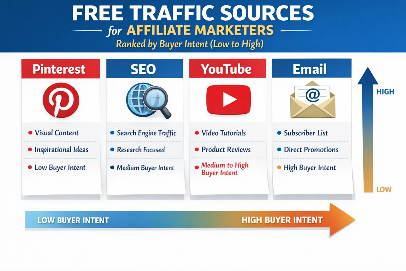 best free traffic for affiliate marketing