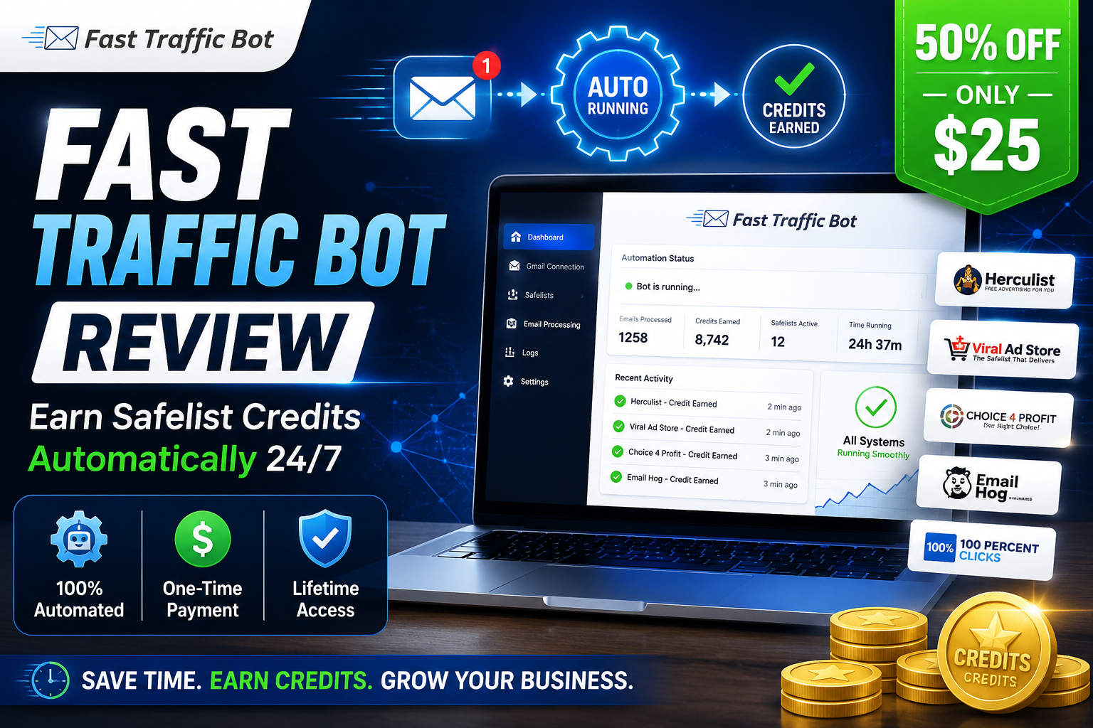 Fast Traffic Bot Review: The Software That Earns Safelist Credits While You Sleep